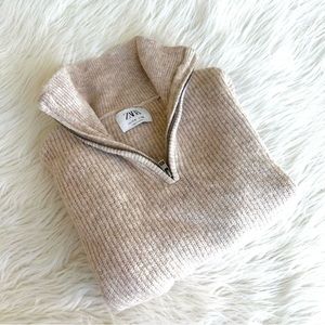 Boys Oatmeal Beige Tan Sweater 11-12 years old